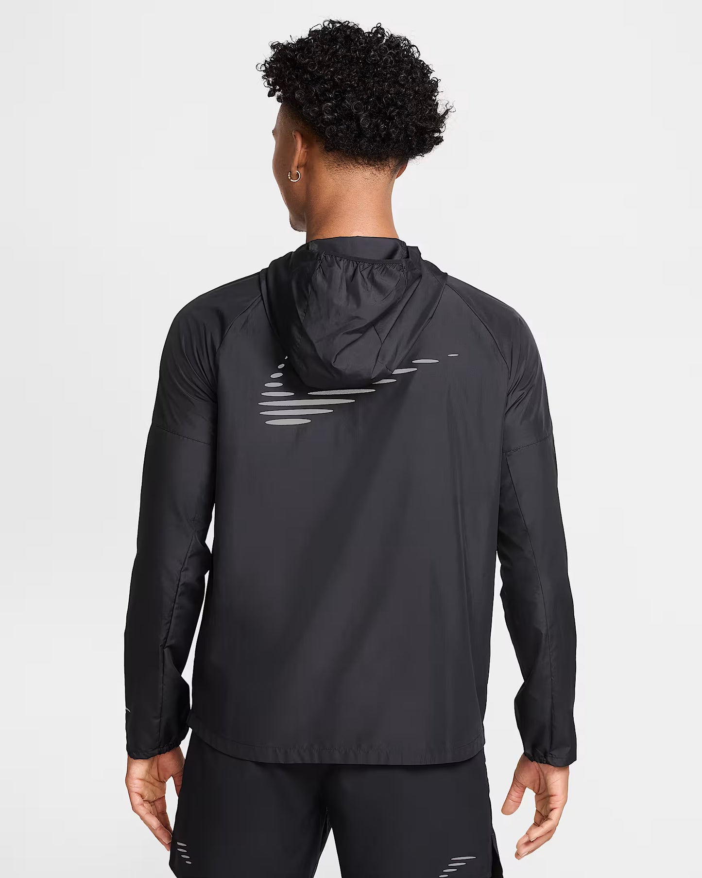 Nike Water Repellent Miler Flash Running Short Set - Black