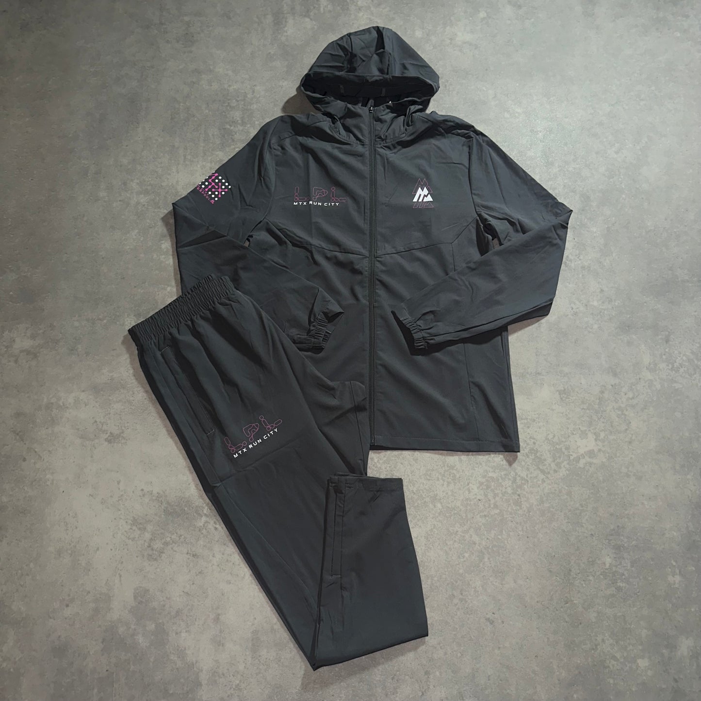 Montirex MTX Run LPL Tracksuit - Cement Grey