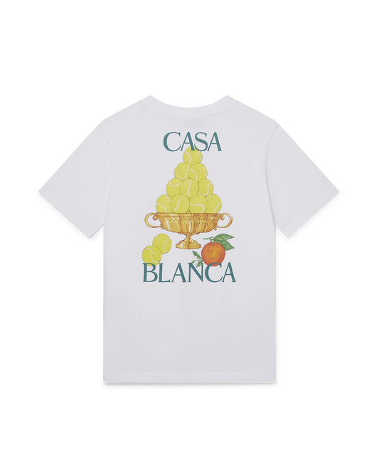 CASABLANCA TRIOMPHE DE TENNIS TSHIRT