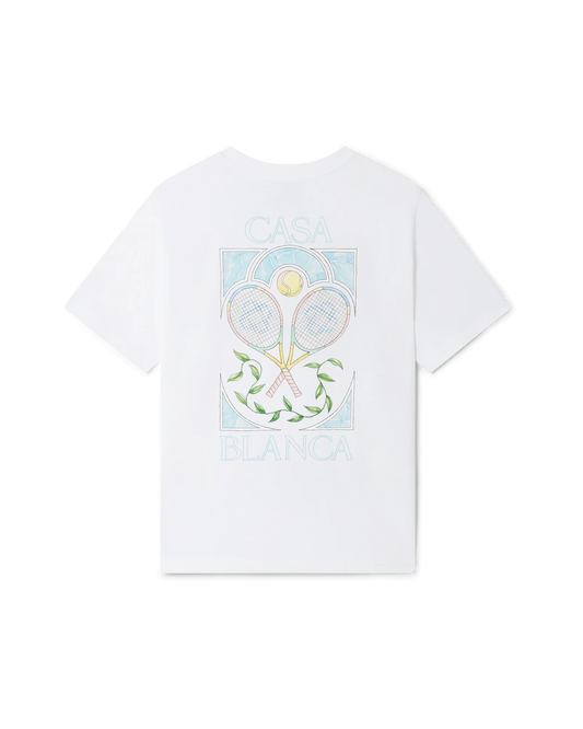 CASABLANCA TENNIS PASTELLE T-SHIRT