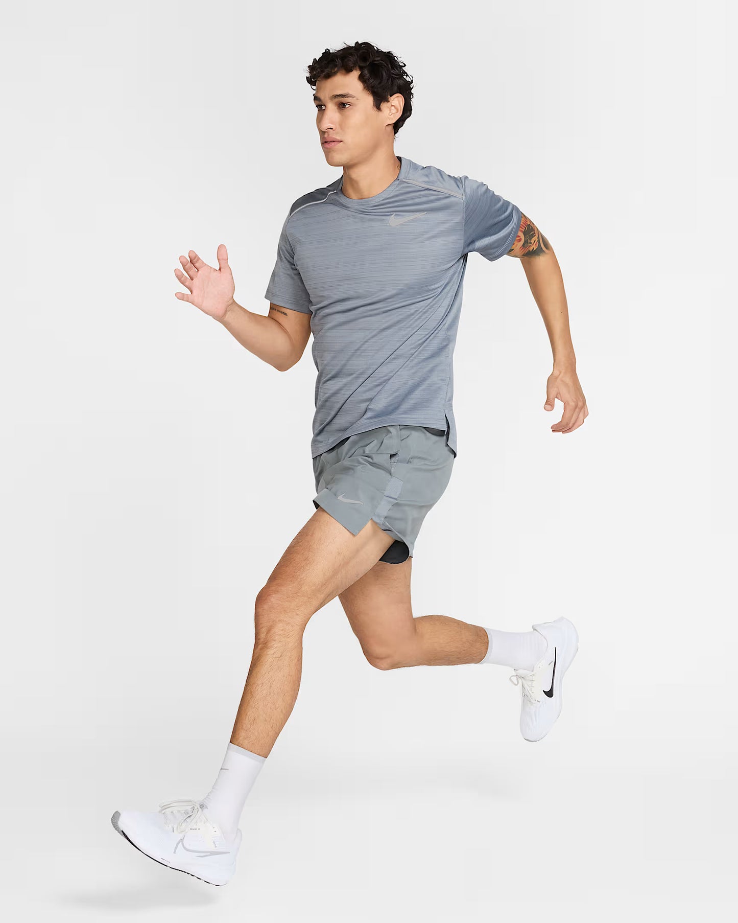 Nike Miler Grey Set - T-shirt / Shorts